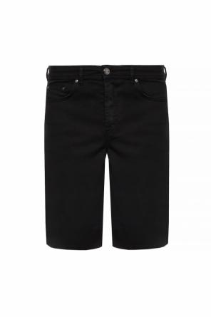 Logo-patched denim shorts, zdjęcie 1 Logo-patched denim shorts od Versace Jeans